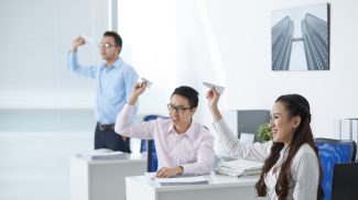 Launching paper planes