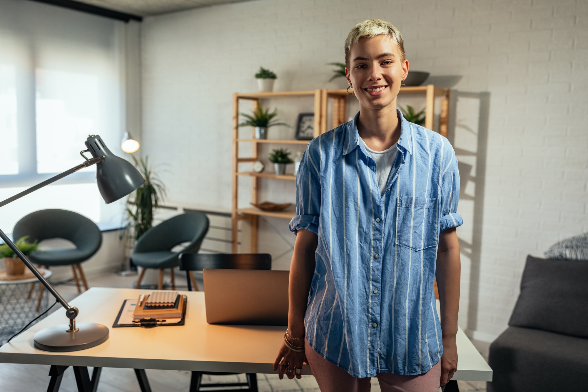 She's a businesswoman who's full of ideas