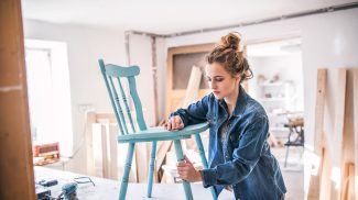 Small business of a young woman.