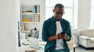 Using new mobile app.