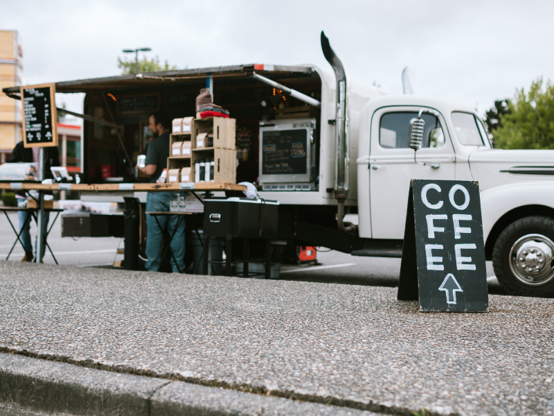 mobile business ideas - mobile coffee shop